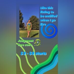 Like this listing to be notified when I go live